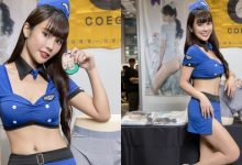 琳妲性感制服露「美乳細腰長腿」，在TRE會場賣小褲褲！-博狗扑克 蜗牛扑克 德州扑克跟我学
