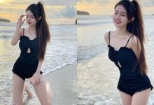 可愛妹子「海邊玩水泳裝好吸睛」，「窈窕曲線」遊客都驚豔！-博狗扑克 蜗牛扑克 德州扑克跟我学