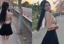 春日限定!櫻花妹「夢夢」遊走步道太驚艷,「背殺回眸殺」像超級女主!-博狗扑克 蜗牛扑克 德州扑克跟我学