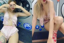「泰辣女子」中路大開現身洗衣店,「雪嫩雙峰」一不小心就倒出來-博狗扑克 蜗牛扑克 德州扑克跟我学