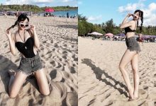 性感正妹「牛牛NiuNiu」墾丁海邊秀大長腿!「窈宨曲線」不愧是辣妹dancer!-博狗扑克 蜗牛扑克 德州扑克跟我学