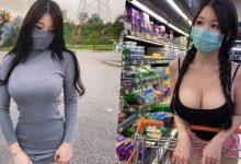 太辣!逛超市巧遇「巨乳口罩正妹」,「乳量滿載」客人都騷動了!-博狗扑克 蜗牛扑克 德州扑克跟我学