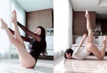 大奶瑜珈騷妹「提肛貼乳韻律服」示範拉筋 高難度「翹屁扭曲身體」讓人看得都硬了-博狗扑克 蜗牛扑克 德州扑克跟我学