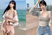 紅唇正妹「海邊散步讓人驚豔」,「火辣低胸背心」讓路人都狂瞄!-博狗扑克 蜗牛扑克 德州扑克跟我学