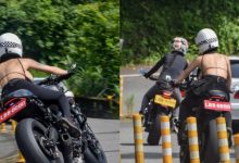 美背重機騎士超巨側乳炸出 這會讓用路人無法專心吧?-博狗扑克 蜗牛扑克 德州扑克跟我学