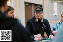 【EV扑克】惨遭唯一补牌绝杀淘汰，竟能含笑离场？这不像Hellmuth啊 | 主赛Day3-博狗扑克 蜗牛扑克 德州扑克跟我学