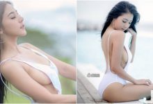 這泳衣太狂！「超兇側乳妹」水池邊乘涼！「渾圓大奶」兩球外露一起吹風！-博狗扑克 蜗牛扑克 德州扑克跟我学