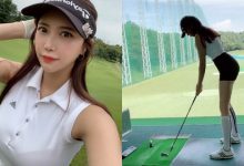 美乳高爾夫辣妹「曲線好兇」,揮桿時火辣背影超讓人受不了-博狗扑克 蜗牛扑克 德州扑克跟我学