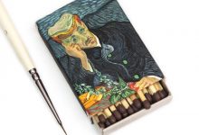 來一盒梵谷的憂鬱吧!在火柴盒上手繪名家經典畫作-博狗扑克 蜗牛扑克 德州扑克跟我学