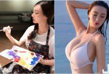 「巨乳正妹畫家」身材超逆天！「白嫩H奶」面積太大！根本可以直接當畫布啦！-博狗扑克 蜗牛扑克 德州扑克跟我学