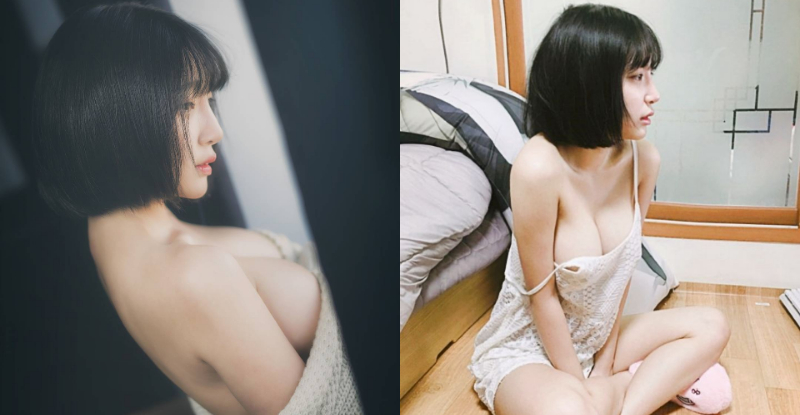 D奶小隻馬細肩帶下滑「白嫩美乳」險些掉出　兩座「高聳奶峰」太性感！