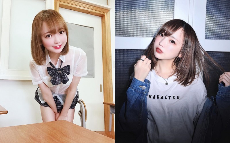 清純制服高中妹「鎌田紘子」透視制服誘惑 隱約看見「雪白形狀」渾圓飽滿