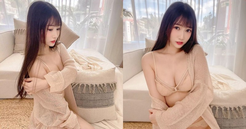 師範大學正妹「又又」裸色內衣超誘惑,透膚造型越看越邪惡!