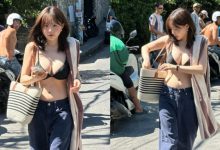 出國就要大解放！甜美萌妹一到國外就只穿內衣爆乳趴趴走-博狗扑克 蜗牛扑克 德州扑克跟我学