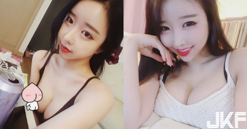 把桃子給我移走！「燒烤店正妹」自拍被出賣，「白嫩大奶奶」背心裡到底有沒有穿呀&#8230;