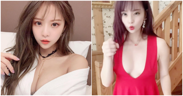 根本在搖波霸奶茶！「微甜女孩」諶多芬深 V 拍攝抖音　雙手晃動意外成焦點！