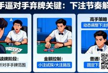 【EV扑克】为什么高手总能逼对手弃牌?关键在下注节奏-博狗扑克 蜗牛扑克 德州扑克跟我学