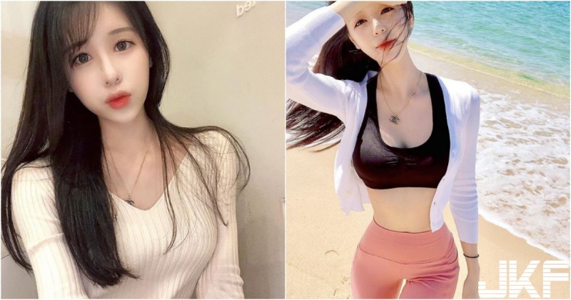 太辣！「小蠻腰正妹」海邊散步！「巨乳蜂腰」絕妙Ｓ曲線自拍好撩人！