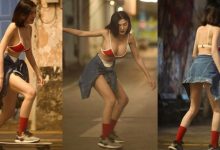 「 短髮巨乳正妹」深夜街頭溜滑板！超清涼爆乳內衣＋小熱褲，滑到哪都搶眼！-博狗扑克 蜗牛扑克 德州扑克跟我学