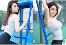 正妹打網球姿勢太犯規了！纖腰一彎「動作超引遐想」！-博狗扑克 蜗牛扑克 德州扑克跟我学