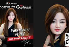【EV扑克】重磅官宣!WSOP中国首位女子冠军Yuki黄雨希加入GGTeam-博狗扑克 蜗牛扑克 德州扑克跟我学