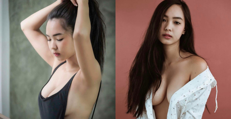 只用一張照片就擊沈你！正妹綁馬尾露「白皙Ｑ彈」的半乳！這形狀不錯…