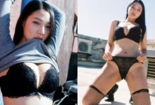 大膽愛人！「蕾蕾」頂樓放肆掀衣挑逗，黑蕾絲套裝「裸露美體」邀你野愛！-博狗扑克 蜗牛扑克 德州扑克跟我学