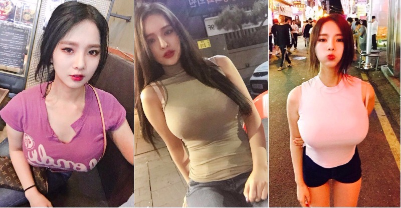 交通意外！「不科學奶妹」凶狠現身鬧區，滿滿「正乳量」差點造成街上癱瘓…