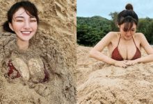 沙子也埋不住「Donna 奶妹」胸前雄偉的兩粒　豪邁乳量攻佔海岸線-博狗扑克 蜗牛扑克 德州扑克跟我学