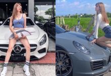 中古車正妹業務「Elly Lin」身材一級棒　香車配美人通通送給你-博狗扑克 蜗牛扑克 德州扑克跟我学