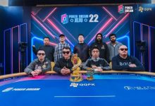 【EV扑克】PD22济州站｜主赛FT诞生，何俊杰领衔4名中国选手决战决赛圈；QQPK战队“暖暖”从短码逆袭到QQPK大师赛季军，J High抓诈成经典！-博狗扑克 蜗牛扑克 德州扑克跟我学