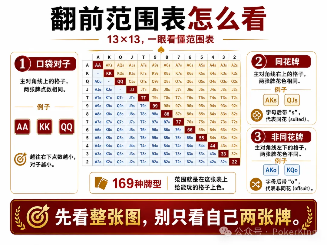 【EV扑克】别只盯着自己两张牌：新手德州扑克中最容易被忽略的“范围思维”