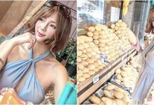 要買芒果嗎？「短髮美乳妹」佇足芒果攤，性感小洋裝若隱若現好吸睛～-博狗扑克 蜗牛扑克 德州扑克跟我学