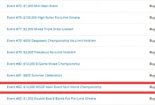 【EV扑克】WSOP主赛A组中国军团强势出击！徐强王阳码量超200bb剑指冠军！-博狗扑克 蜗牛扑克 德州扑克跟我学