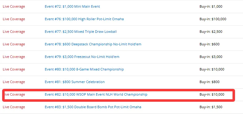 【EV扑克】WSOP主赛A组中国军团强势出击！徐强王阳码量超200bb剑指冠军！