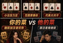 【EV扑克】翻牌第一枪该不该开？别只看自己中没中，先看牌面更像谁-博狗扑克 蜗牛扑克 德州扑克跟我学