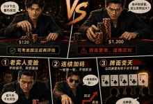 【EV扑克】两对被加注，为什么越看越危险？三条路线帮你重新估价-博狗扑克 蜗牛扑克 德州扑克跟我学