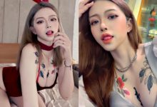 「兇猛刺青妹」櫻桃小嘴伸舌超曖昧,「深美濠溝」刺黑影逼人犯罪-博狗扑克 蜗牛扑克 德州扑克跟我学