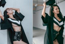學士袍的正確穿法！模特兒「性感畢業照」太惹火　希望全台畢業生都能效仿-博狗扑克 蜗牛扑克 德州扑克跟我学