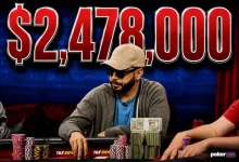 【EV扑克】太疯了！10高惊天诈唬轰出426万美元新纪录巨池，同花会被吓跑吗？-博狗扑克 蜗牛扑克 德州扑克跟我学