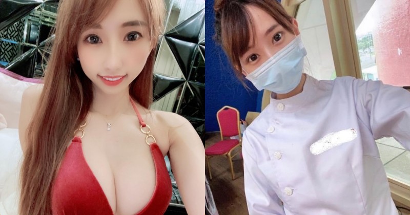 護理師「兔兒」比基尼辣照好養眼，「深邃事業線」讓病人都著迷！