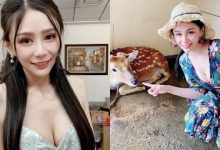 甜美正妹「YuYu奶茶兒」低胸爆乳餵小鹿，深V小洋裝果然奶茶味十足！-博狗扑克 蜗牛扑克 德州扑克跟我学