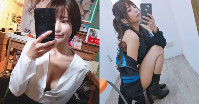 電玩實況主「貝莉莓」在家也要拍美照，火辣美乳和蜜大腿好想多看幾眼！